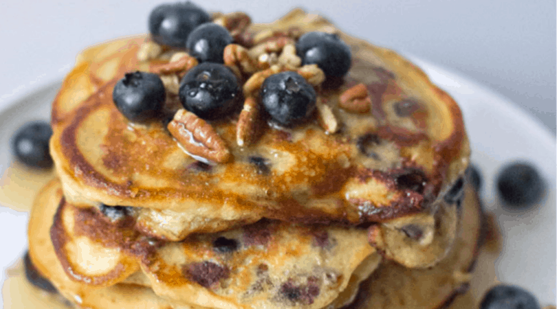 Pecan Blueberry Pancakes