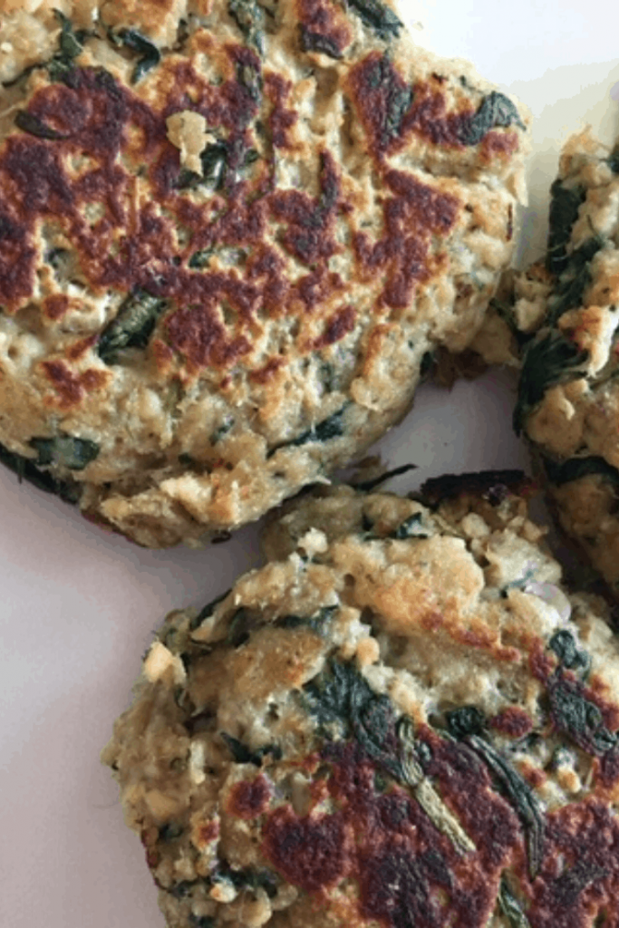 Salmon and Spinach Patties