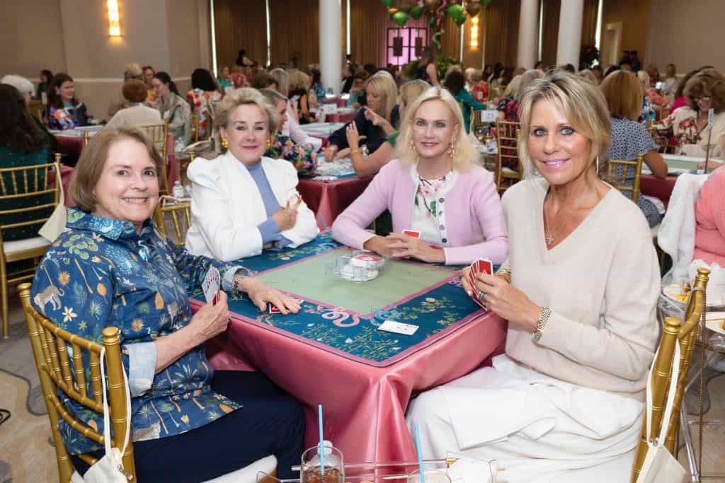 Women playing mahjong