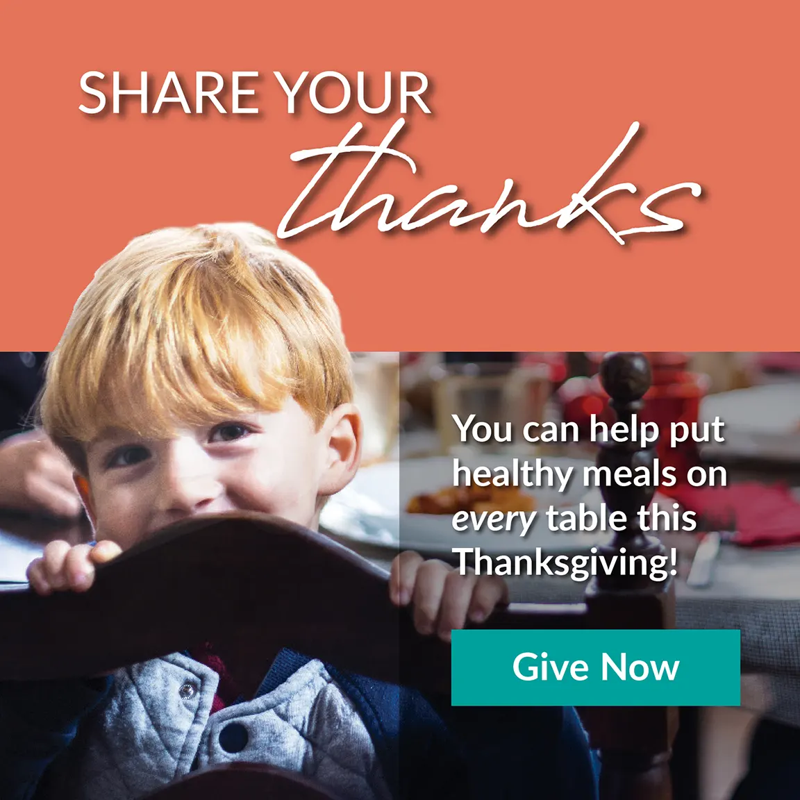 Thanksgiving Donation Child