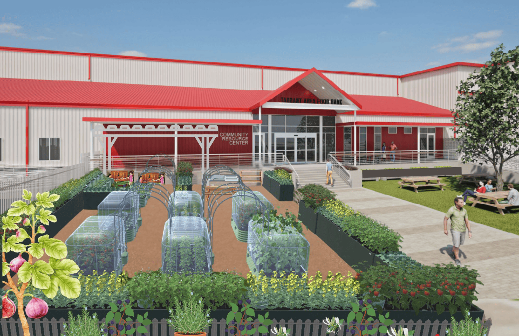 Community Garden rendering